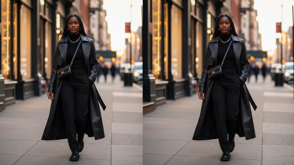 15 Long Leather Jacket Outfits