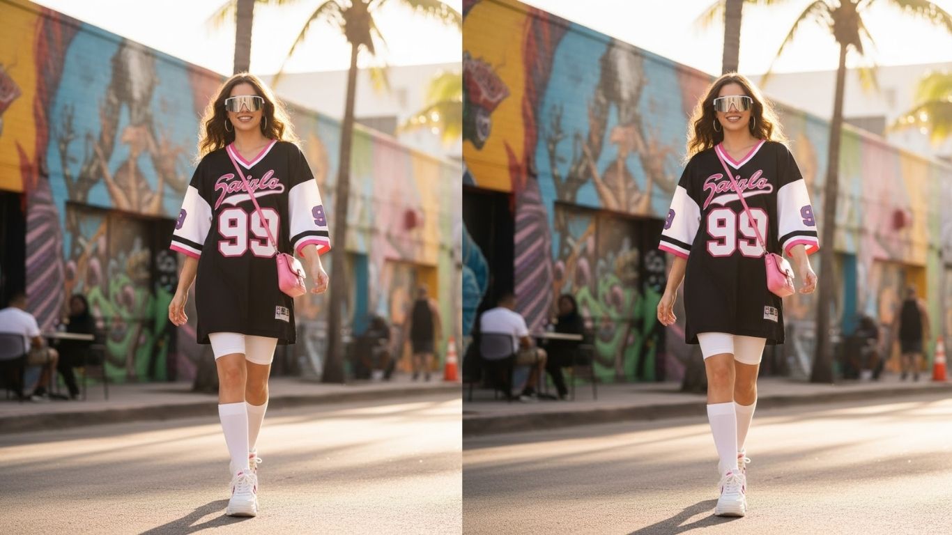 15 Oversized Jersey Outfit Ideas for Stylish Casual Street Style