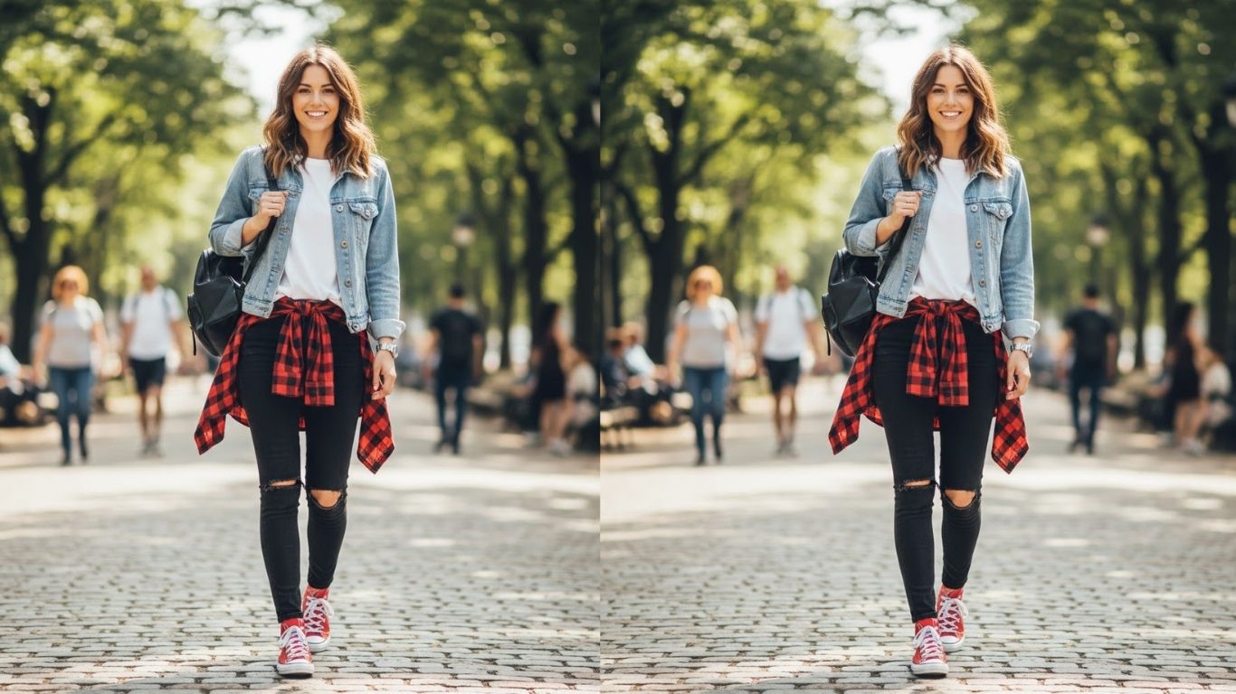 15 Red Converse Outfit Ideas for Men and Women to Rock Daily
