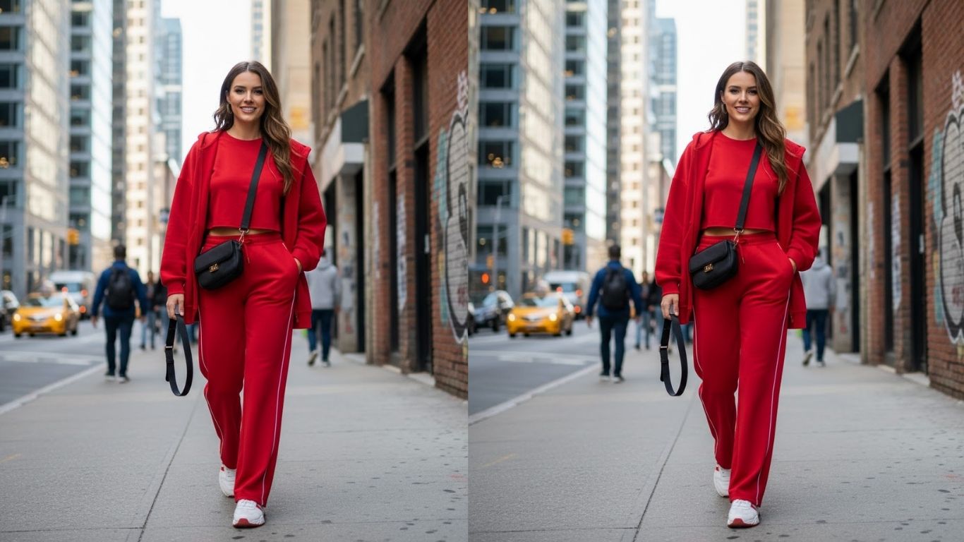 15 Red Jersey Outfits for Stylish Everyday and Cool Street Looks