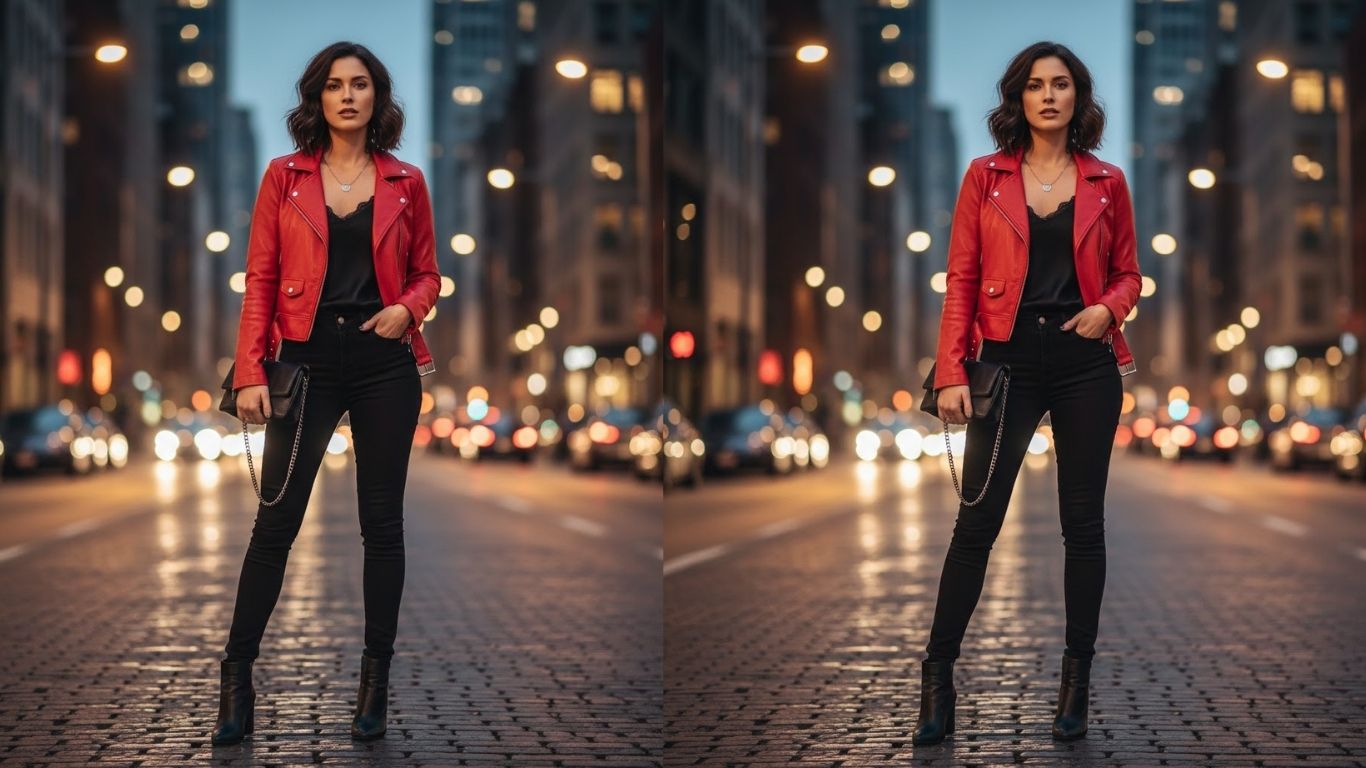 15 Red Leather Jacket Outfit Ideas: 15 Stylish Looks to Stand Out