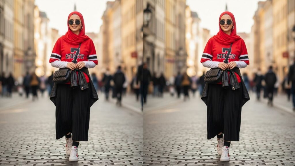 15 Stylish Jersey Hijab Outfit Ideas