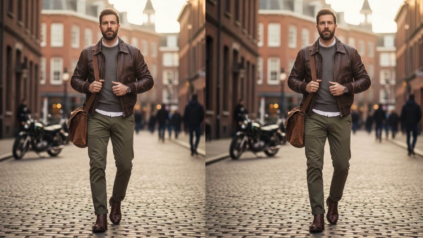 15 Timeless Vintage Leather Jacket Outfits for Men’s Style Guide