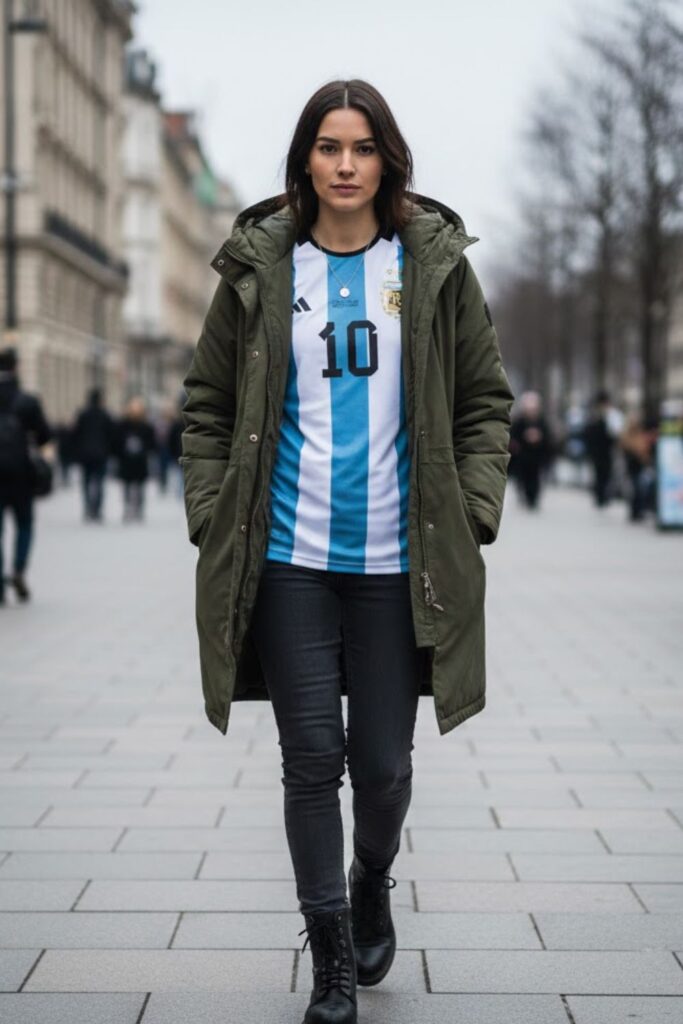 15. Messi Jersey with Seasonal Outerwear