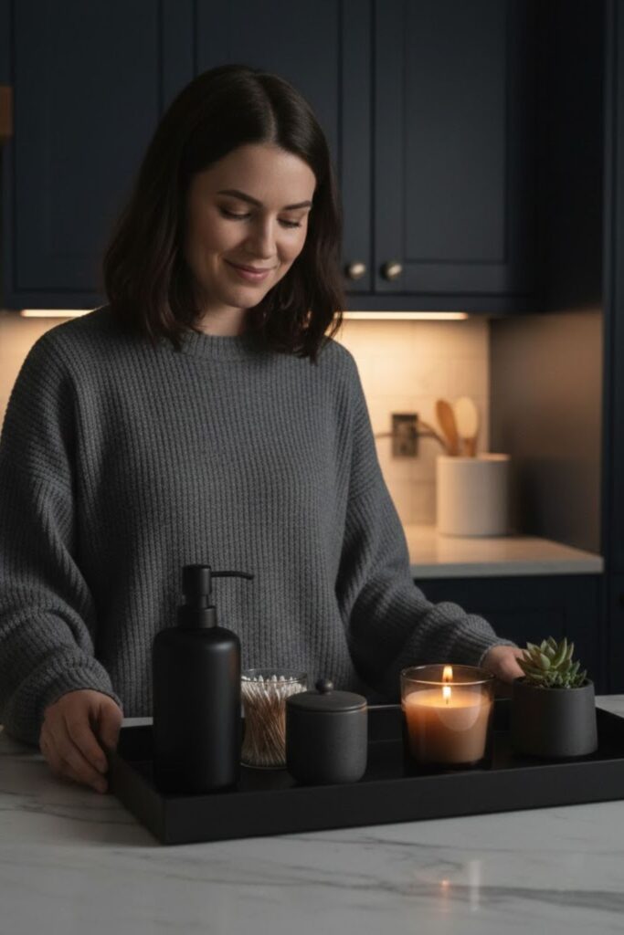 1. Create a Dark Tray Moment