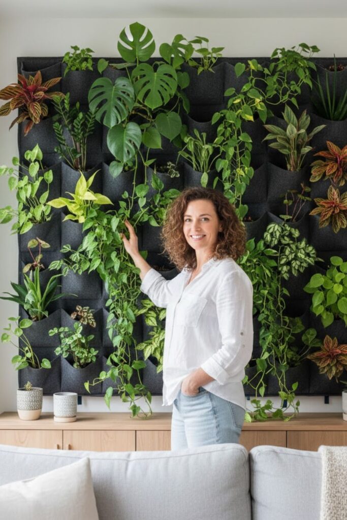 1. Create a Living Green Wall Feature
