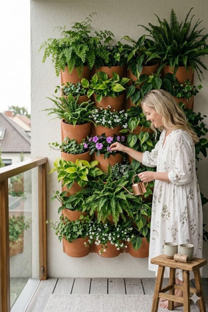 1. Create a Vertical Garden Wall