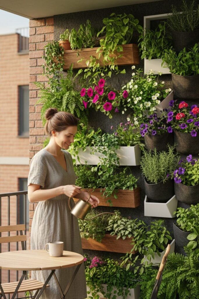 1. Create a Vertical Garden Wall