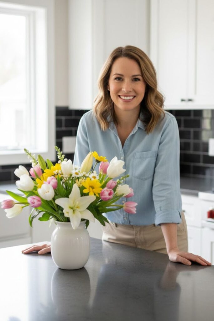1. Fresh Seasonal Flower Arrangements