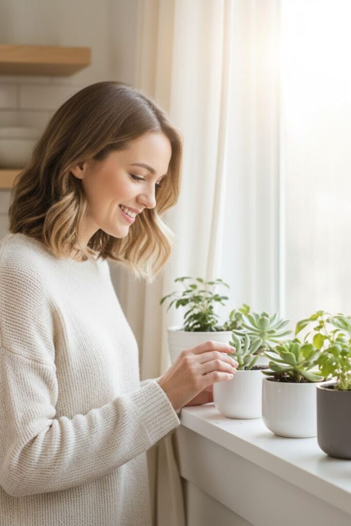 1. Windowsill Mini Garden