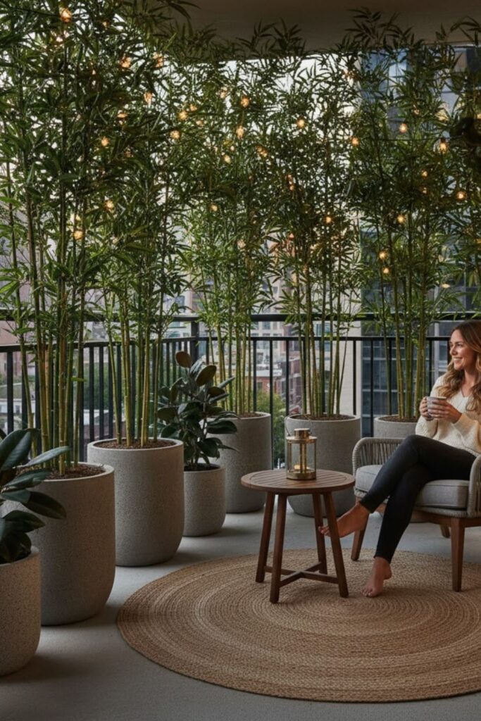10. Add Privacy with Tall Plants