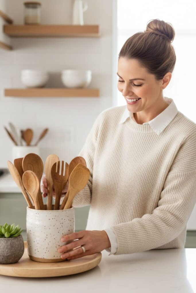 10. Artisan Utensil Holders