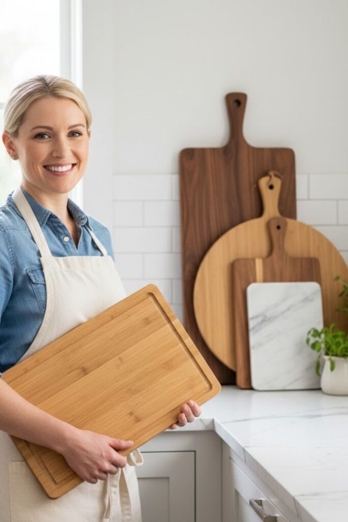 10. Decorative Cutting Boards Display