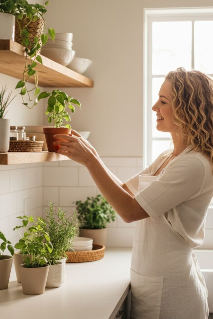 10. Kitchen Counter Plants