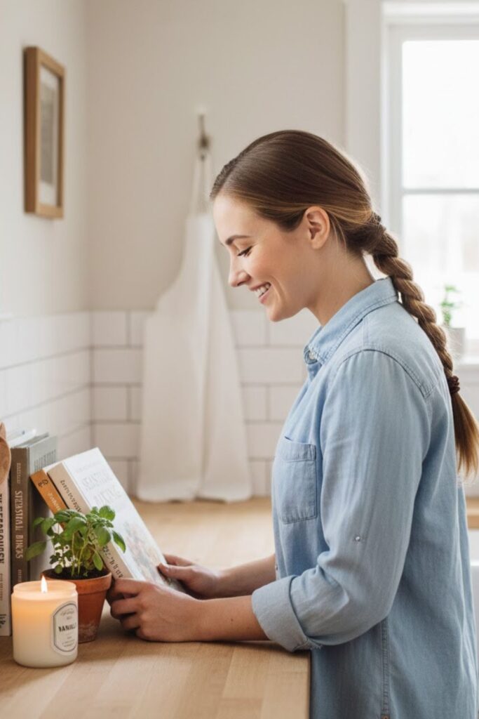 10. Stacked Cookbooks