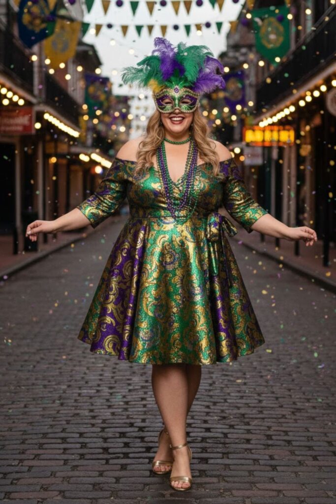 10. Wrap Dress in Vibrant Prints