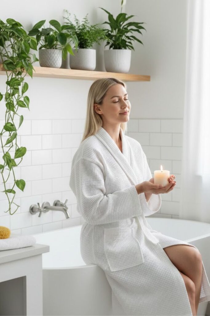 11. Create a Bathroom Spa Vibe