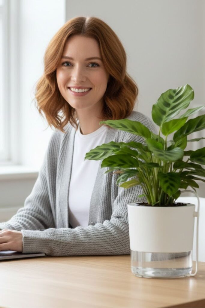 11. Self-Watering Planter for Low Maintenance