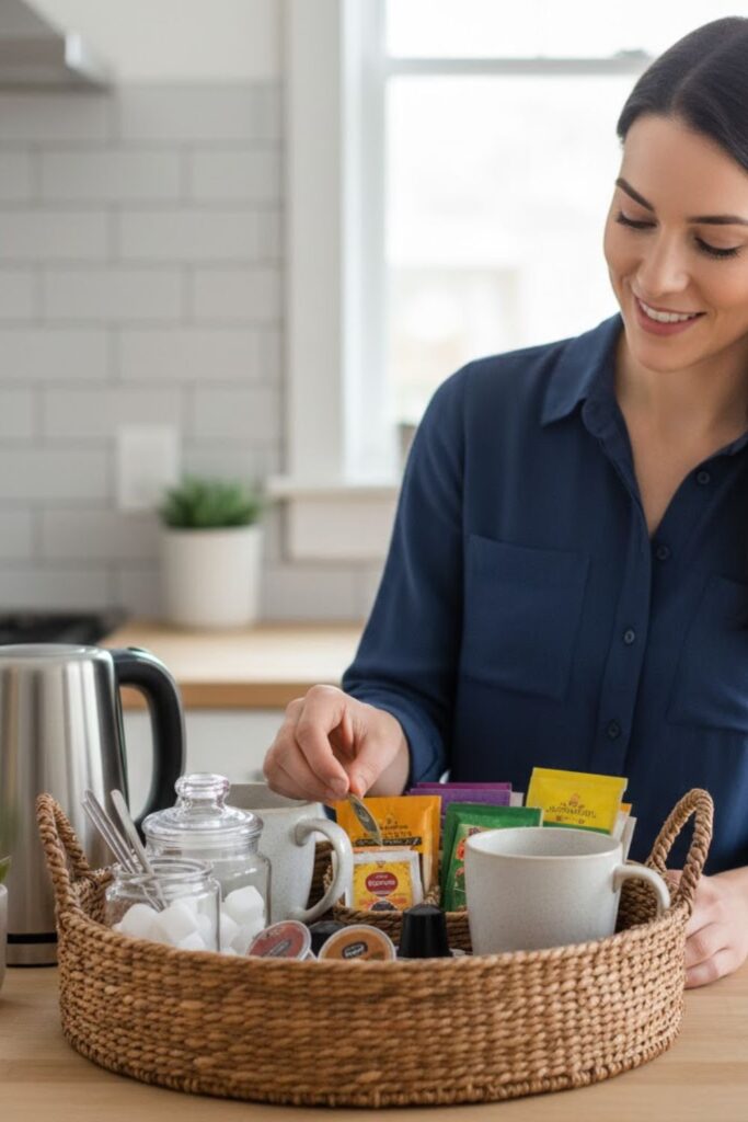 12. Basket for Coffee and Tea Station