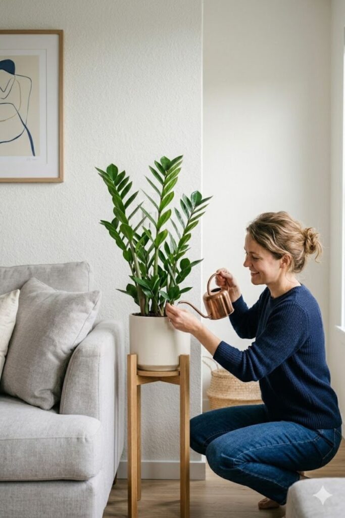 12. Place It Beside a Sofa for Balance