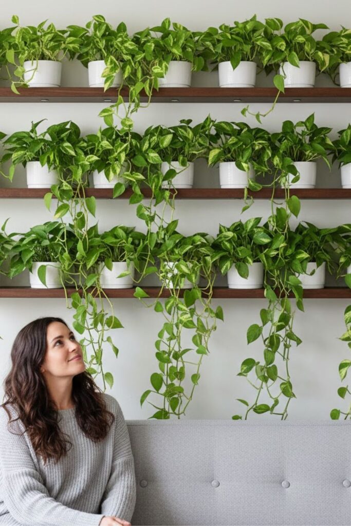 12. Pothos Wall Frame Display