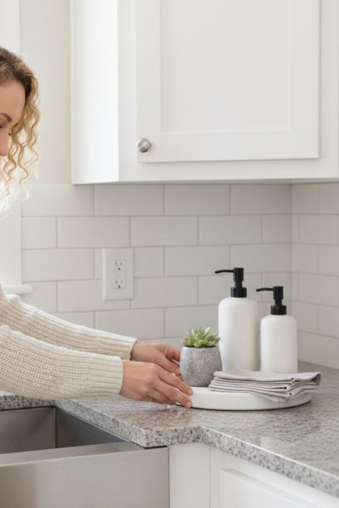 12. Soap and Sink Accessory Corner Setup