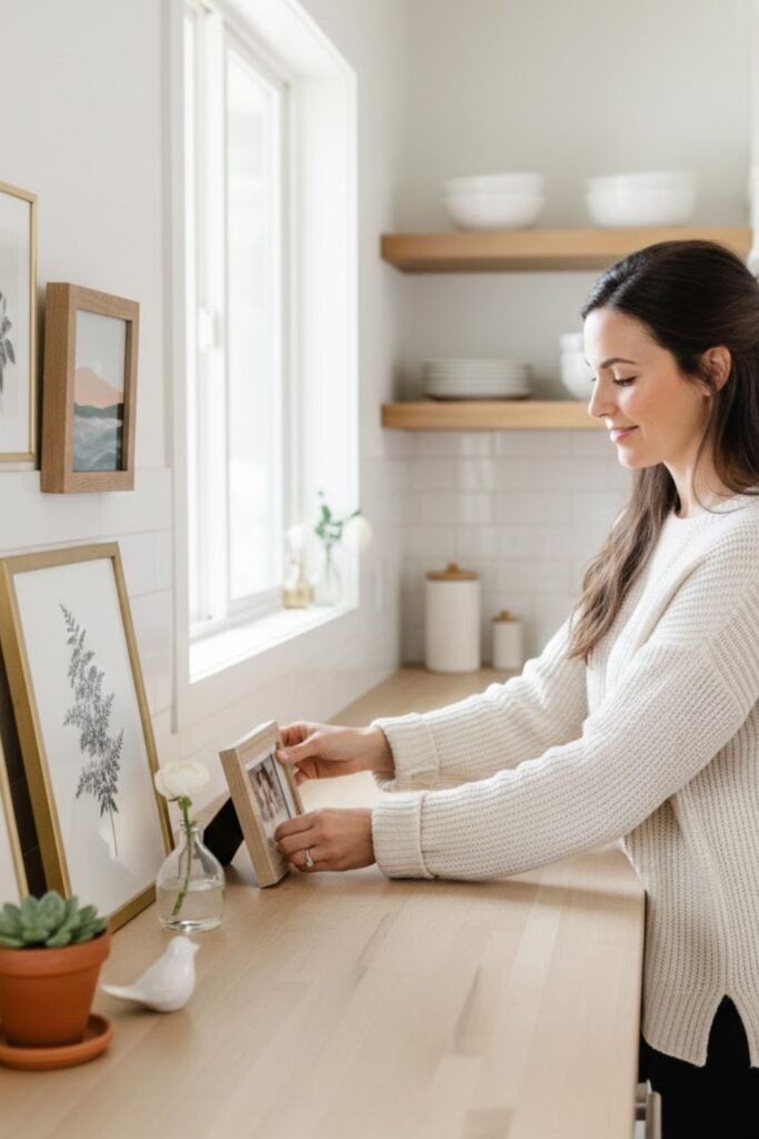 12. Wall-Adjacent Art Displays