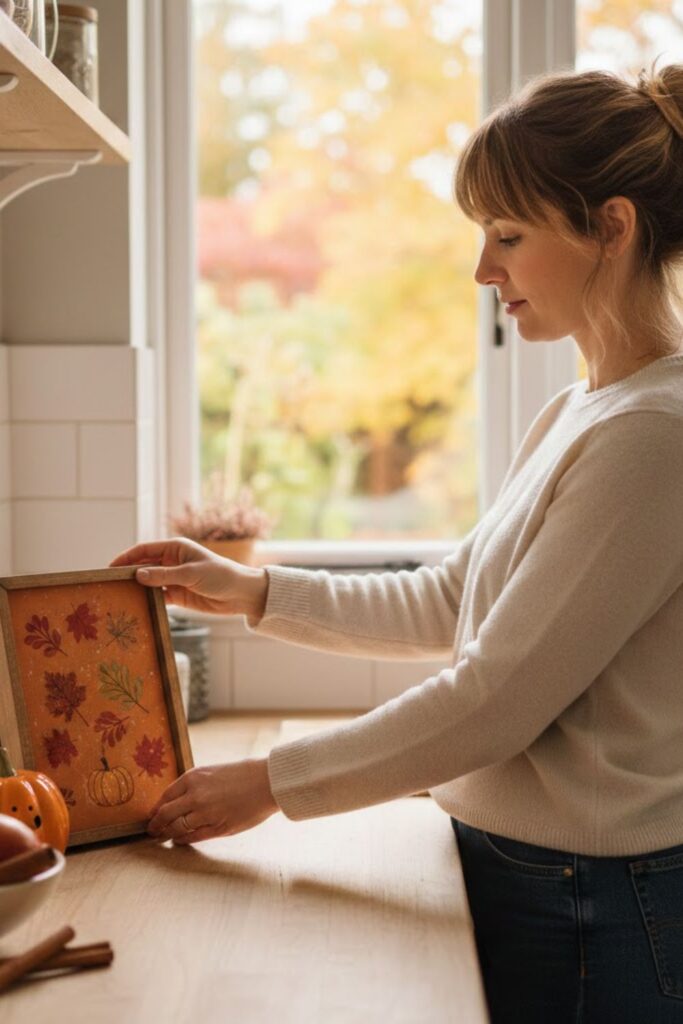13. Add Subtle Fall Signs or Quotes