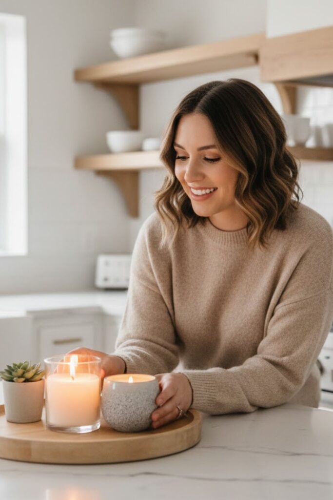 13. Candles for Subtle Ambiance