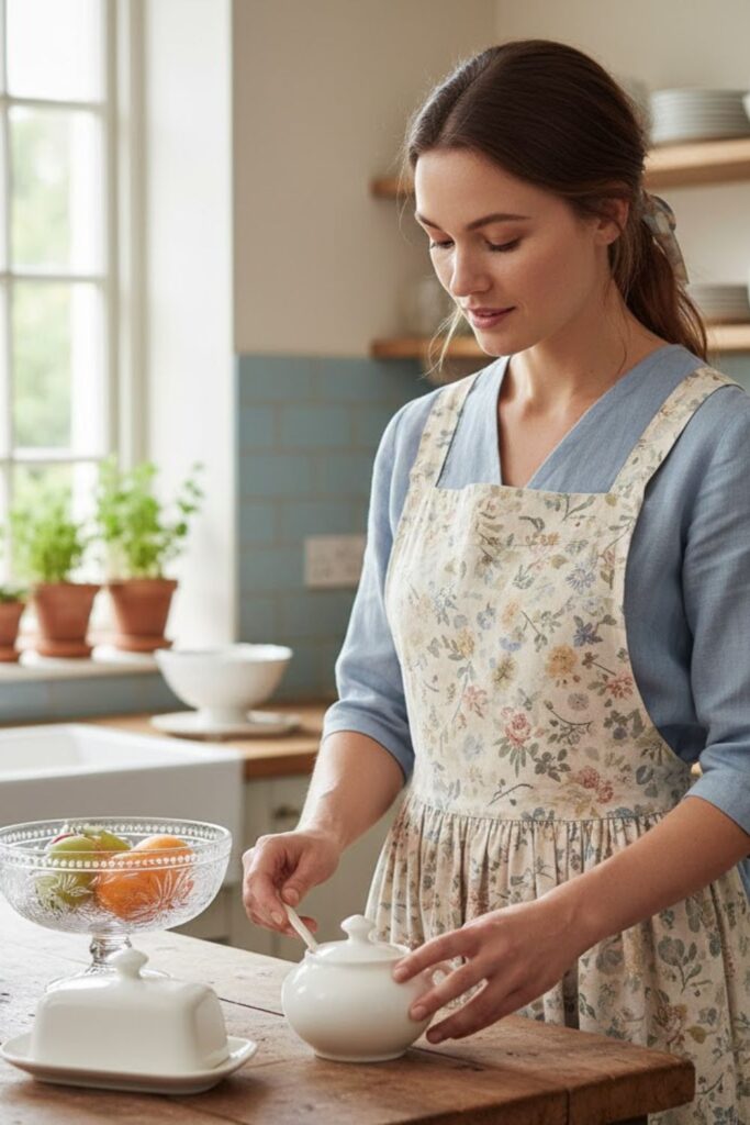 13. Glass Butter Dishes and Serving Pieces