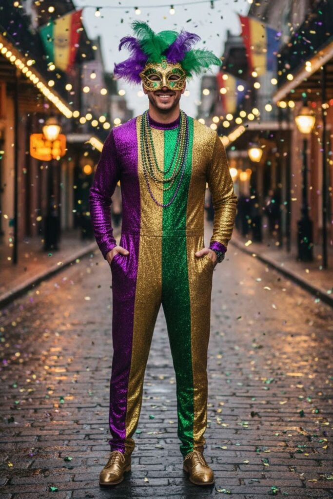 13. Mardi Gras Romper