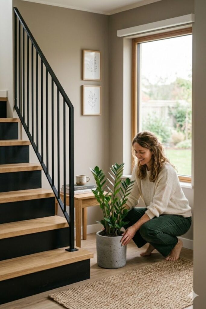 13. Style a Staircase Landing