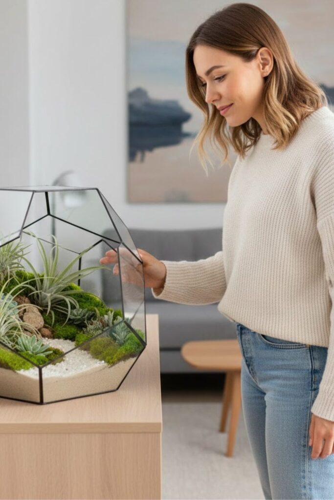 13. Terrarium on Display Cabinet