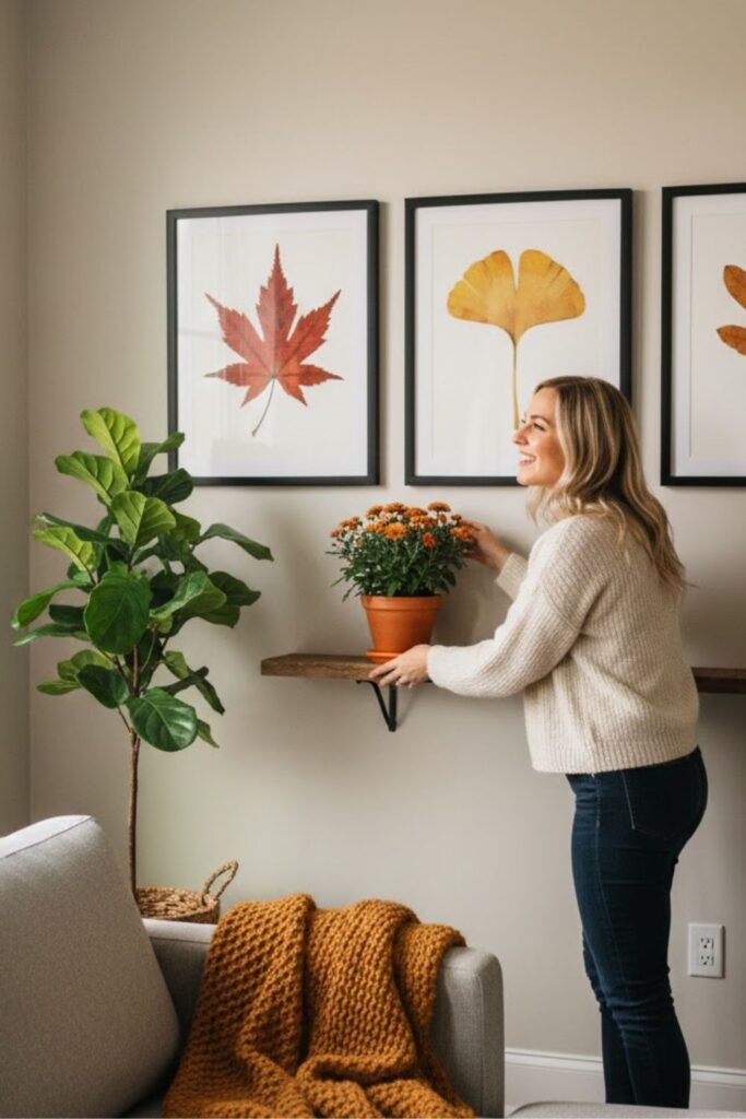 14. Add Seasonal Plant Artwork