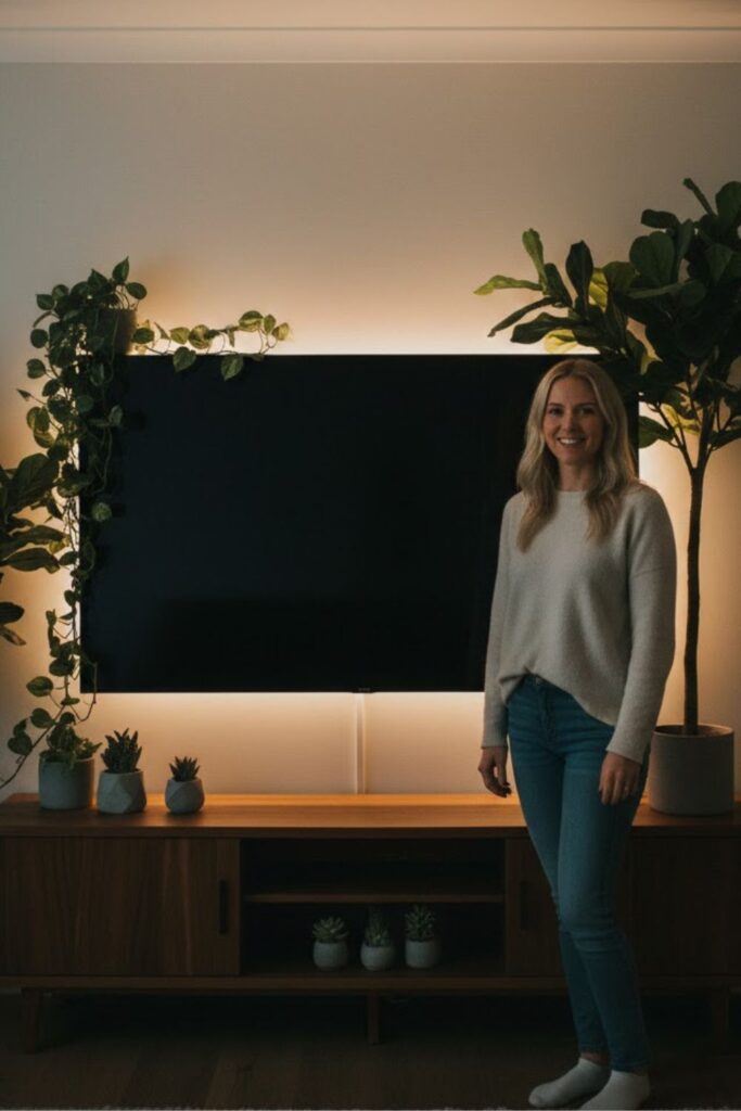 14. Blend Artificial and Real Plants