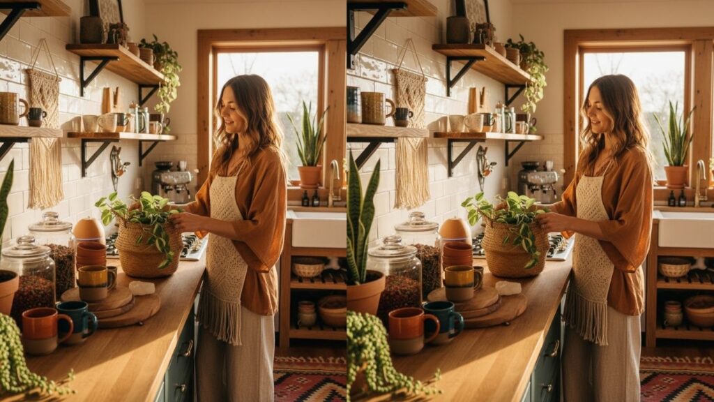 15 Boho Kitchen Counter Decor Ideas