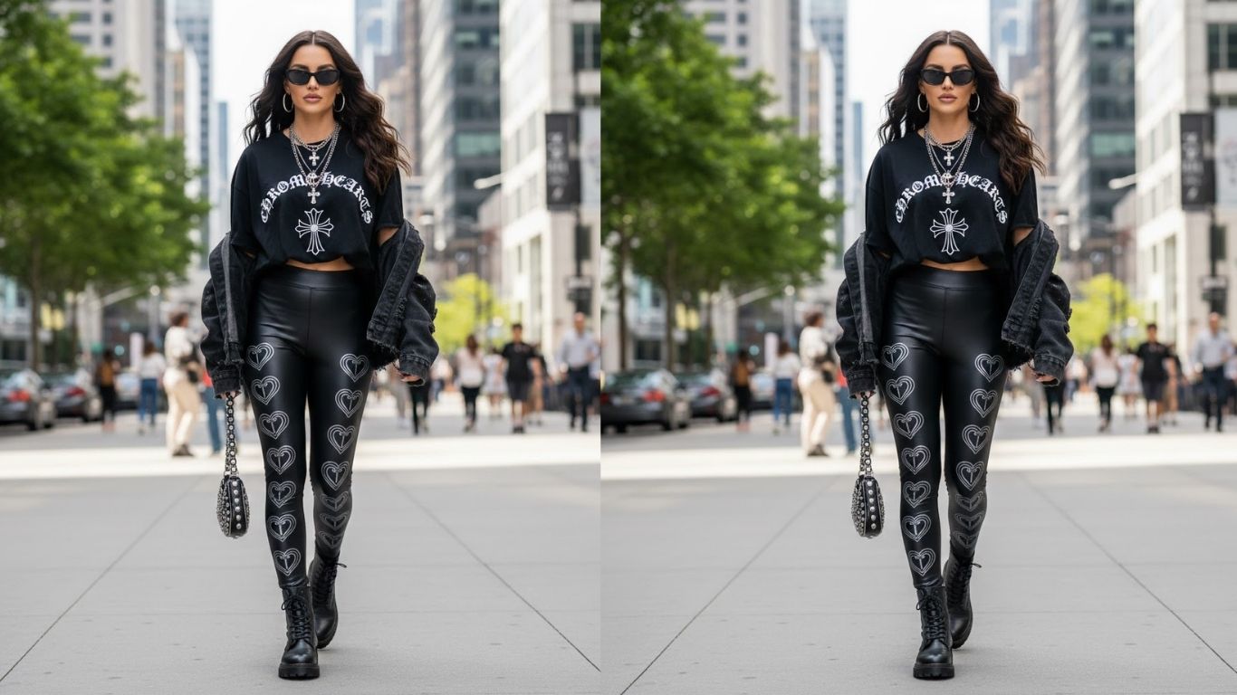 15 Chrome Heart Leggings Outfits to Elevate Your Streetwear Style