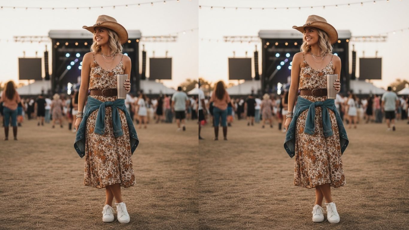15 Country Concert Outfit Sneakers Ideas for All-Day Comfort Style