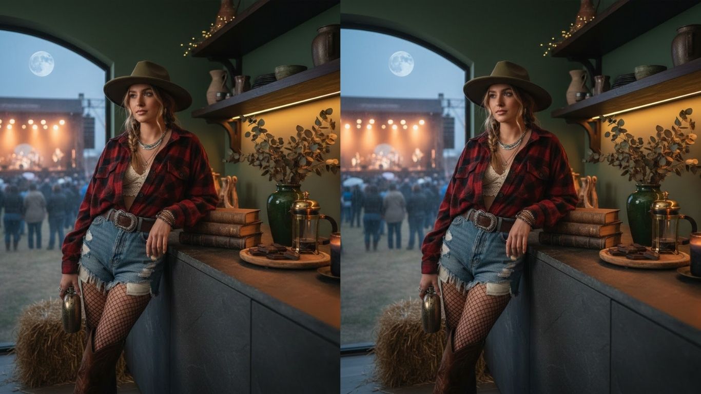 15 Flannel Country Concert Outfit Ideas for Stylish Festival Wear