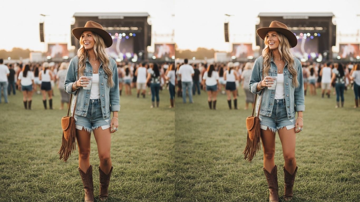 15 Jean Jacket Country Concert Outfit Ideas for Spring & Summer
