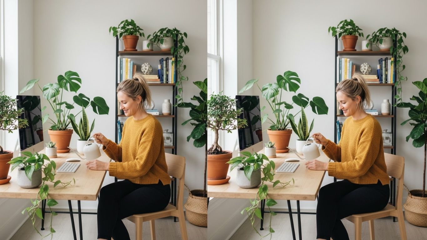 15 Office Plant Decor Ideas for a Fresh Productive Workspace