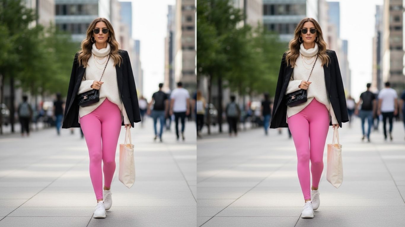 15 Pink Leggings Outfit Ideas to Elevate Your Everyday Style