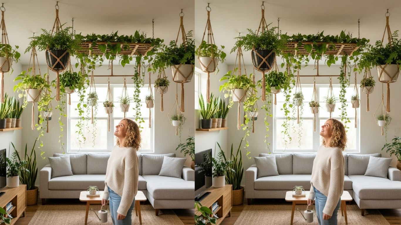 15 Plant Ceiling Decor Ideas to Instantly Transform Any Room Style