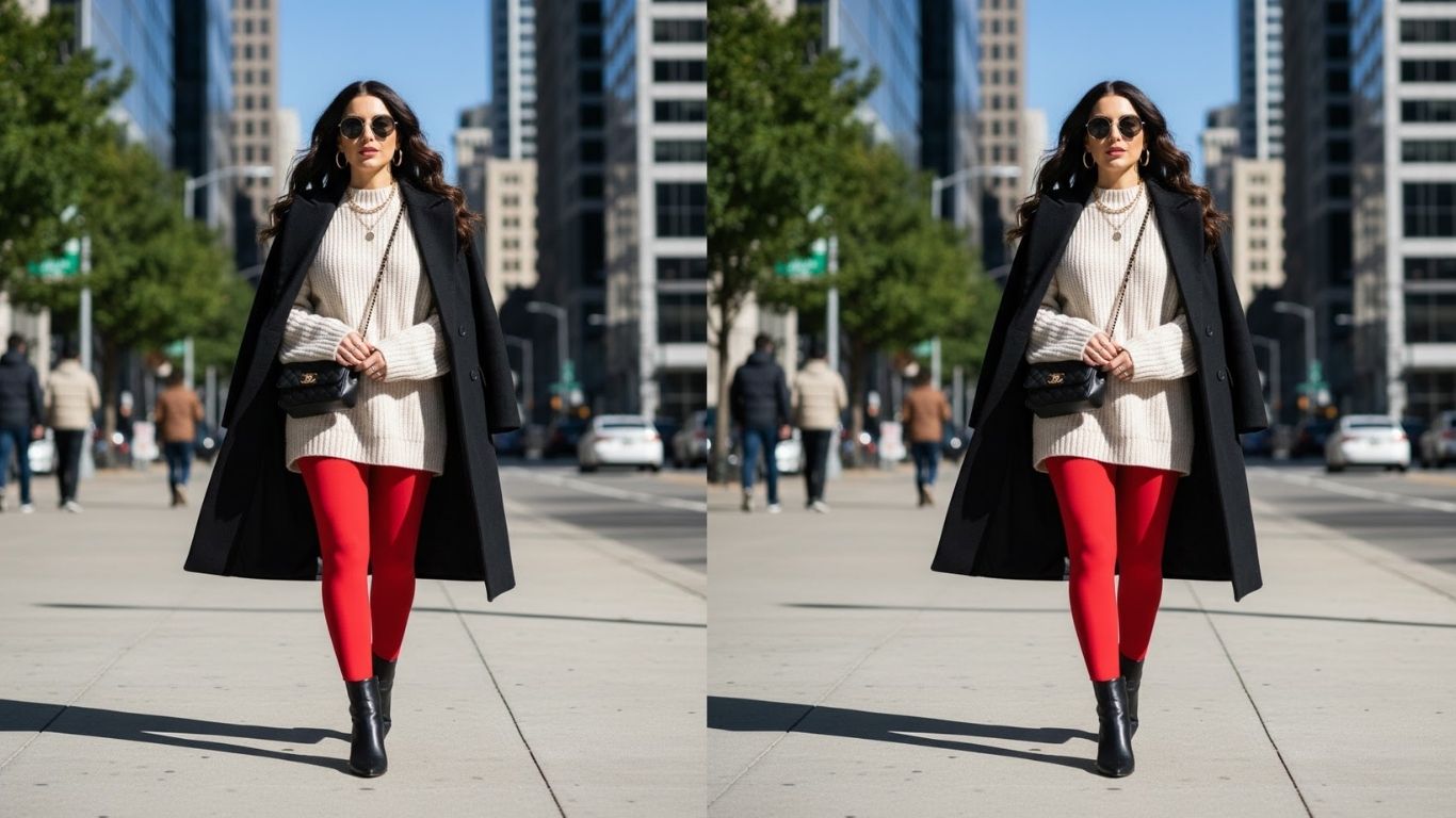 15 Red Leggings Outfit Ideas to Transform Your Everyday Style