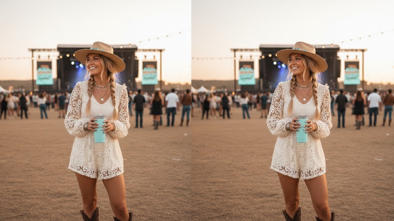 15 Romper Country Concert Outfit Ideas for Stylish Music Fans