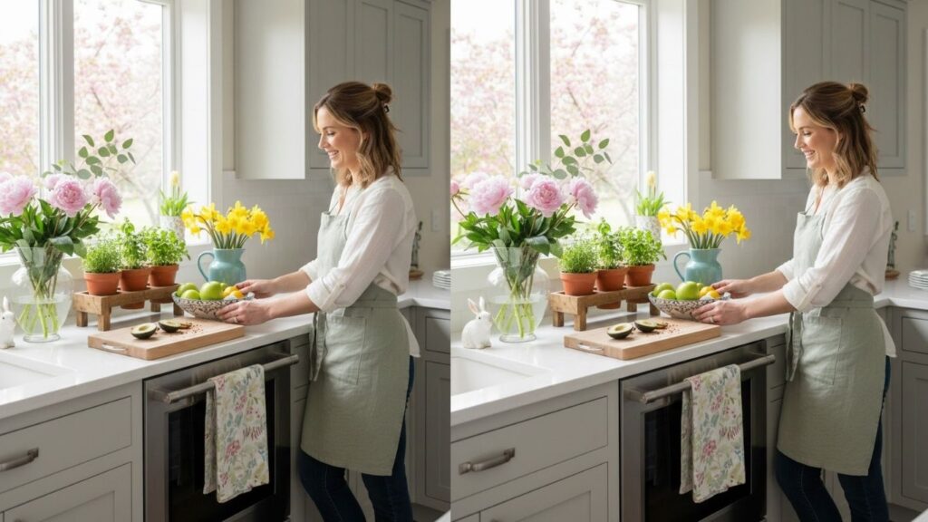 15 Spring Kitchen Counter Decor Ideas