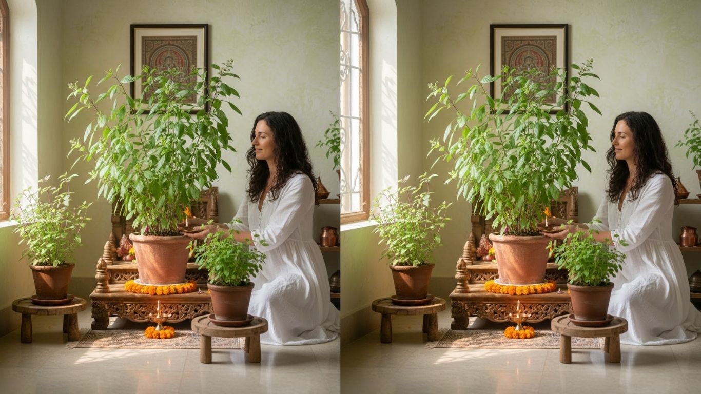15 Tulsi Plant Decor Ideas for a Serene Sacred Home