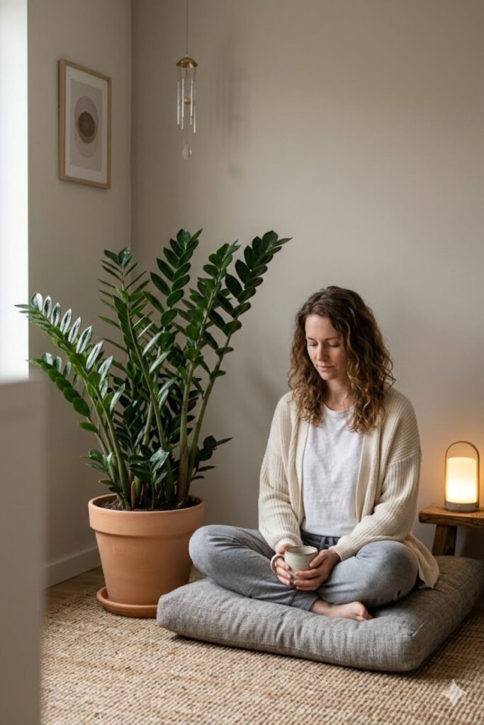 15. Create a Calm Meditation Corner