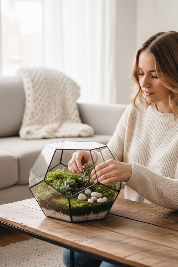15. Decorative Terrarium Corners