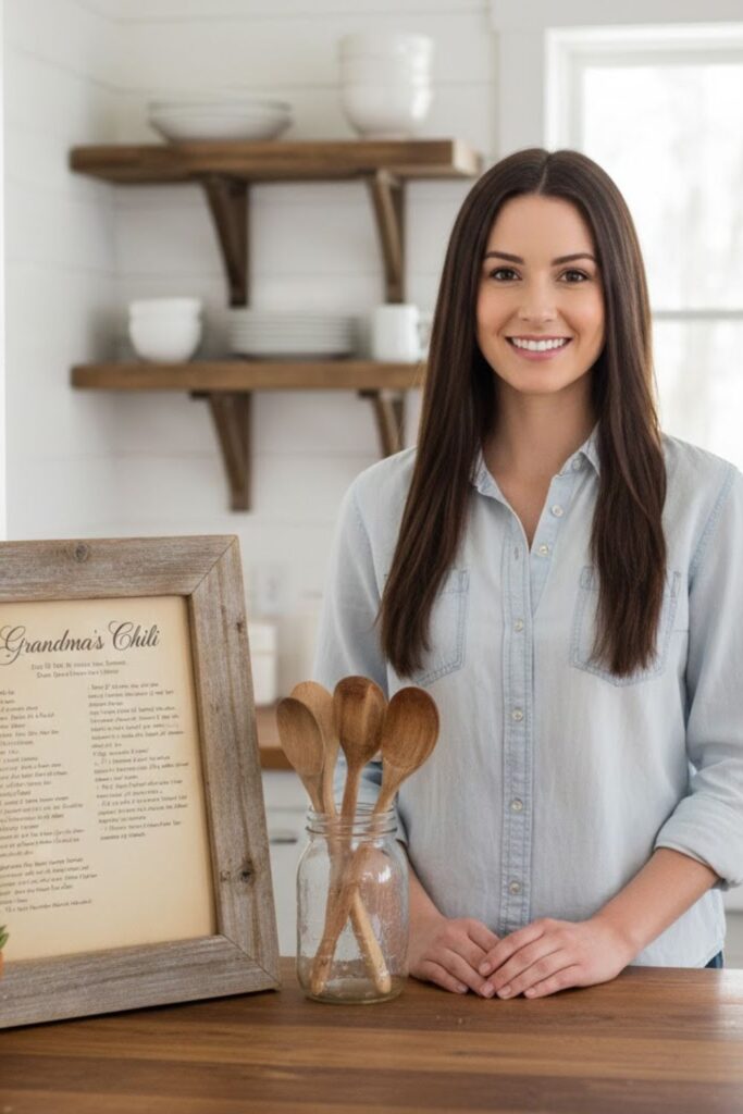 15. Personalized Family Recipe Display